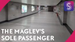 Shanghai-coronavirus-vlog-The-maglevs-sole-passenger